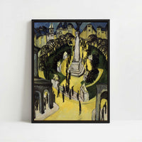 Framed Canvas - Framed canvas in black frame