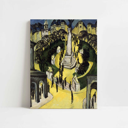 Belle-Alliance-Platz, Berlin (1914) by Ernst Ludwig Kirchner – Art Print - Unframed art print