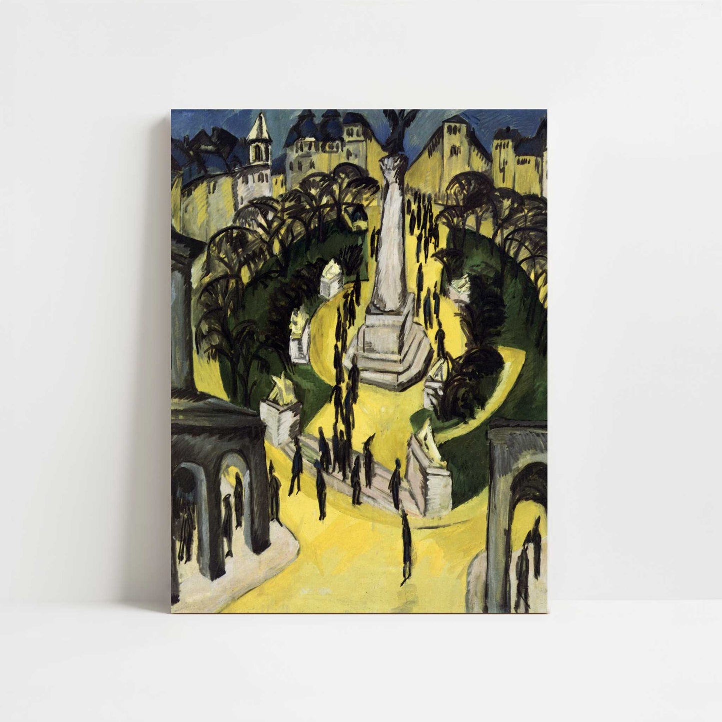 Belle-Alliance-Platz, Berlin (1914) by Ernst Ludwig Kirchner – Art Print - Unframed art print