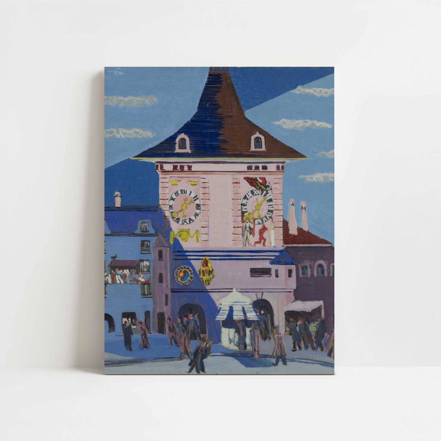 Bern with Belltower (1935) by Ernst Ludwig Kirchner – Art Print - Unframed art print