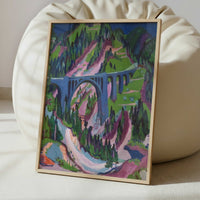 Bridge near Meadows (1926) by Ernst Ludwig Kirchner – Art Print - Interior inspiration