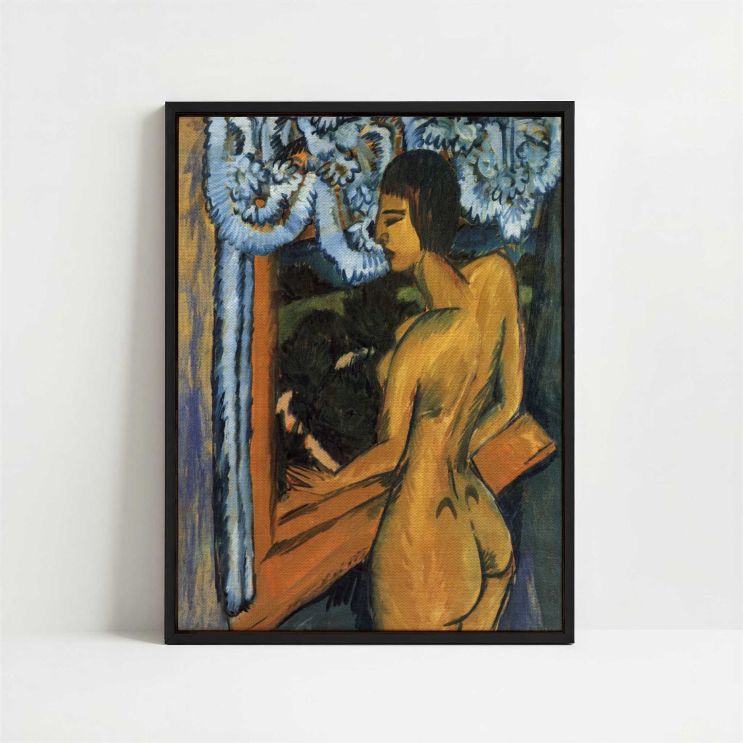 Framed Canvas - Framed canvas in black frame