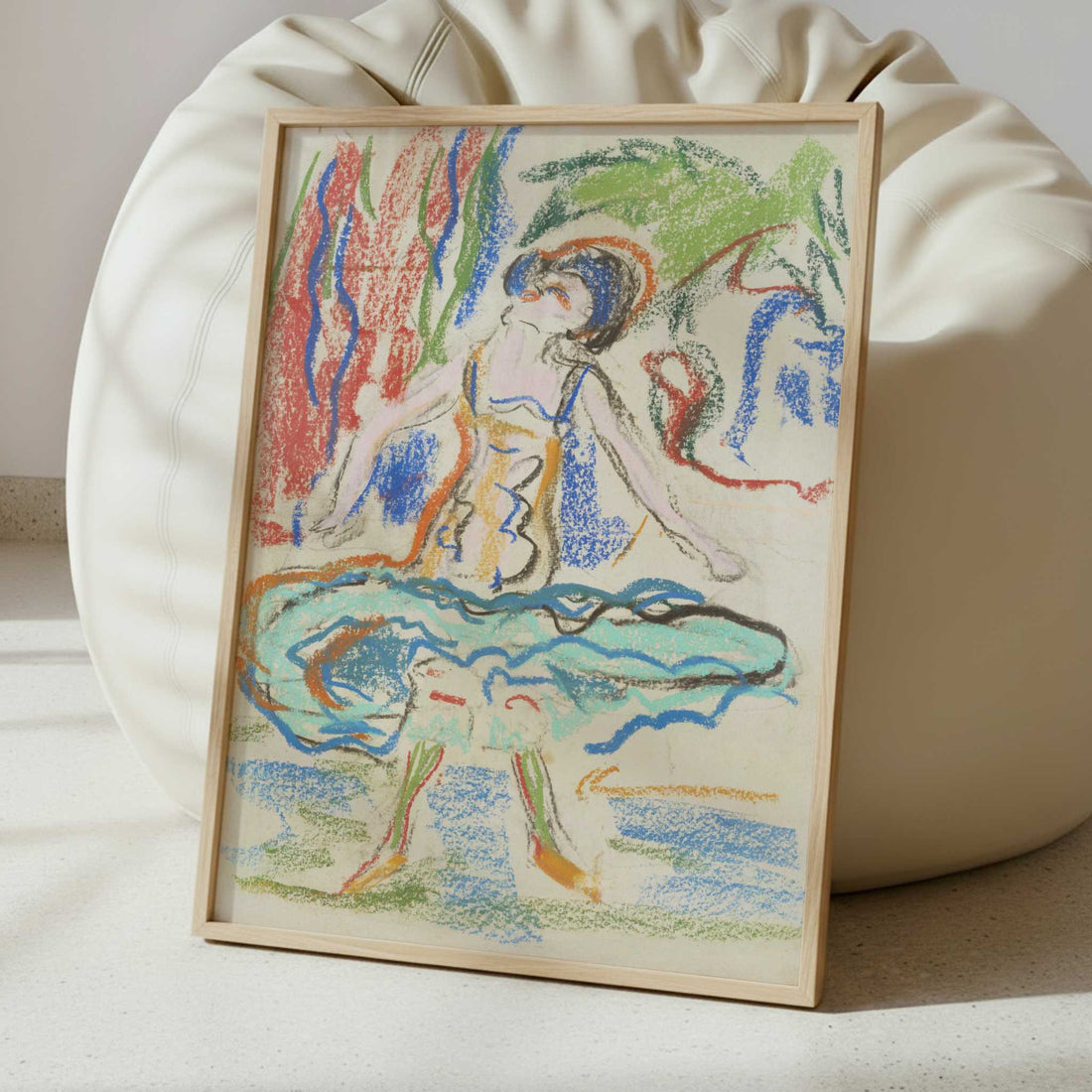 Cabaret Dancer (1908–1909) by Ernst Ludwig Kirchner – Art Print - Interior inspiration