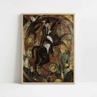 Circus Rider (1914) by Ernst Ludwig Kirchner – Art Print - Art print in oak frame
