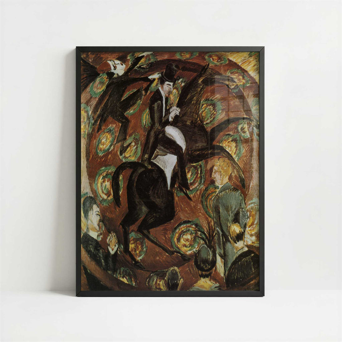 Circus Rider (1914) by Ernst Ludwig Kirchner – Art Print - Art print in black frame