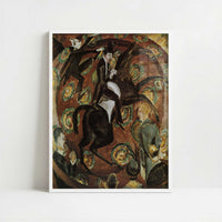 Circus Rider (1914) by Ernst Ludwig Kirchner – Art Print - Art print in white frame
