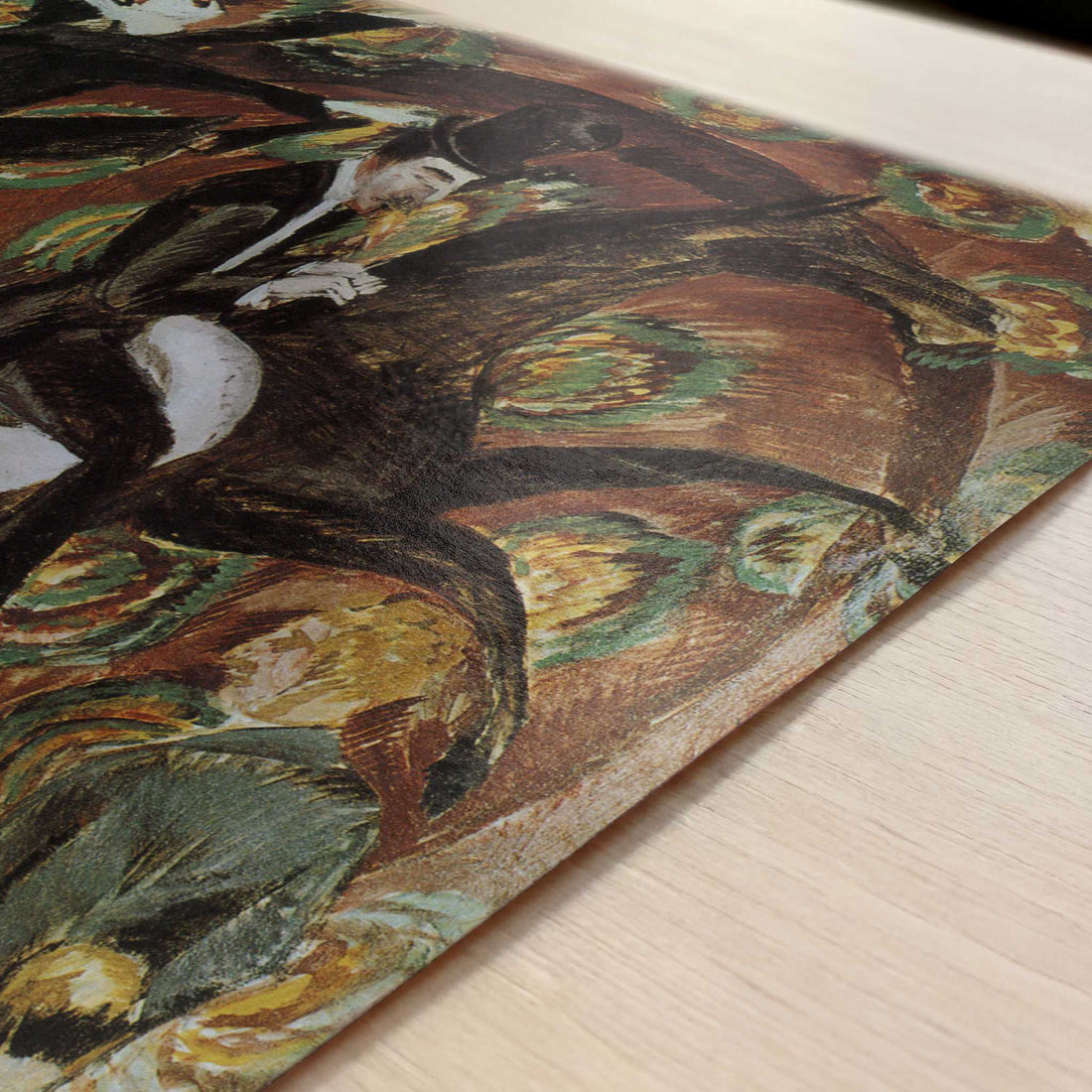 Circus Rider (1914) by Ernst Ludwig Kirchner – Art Print - Close-up detail of the art print