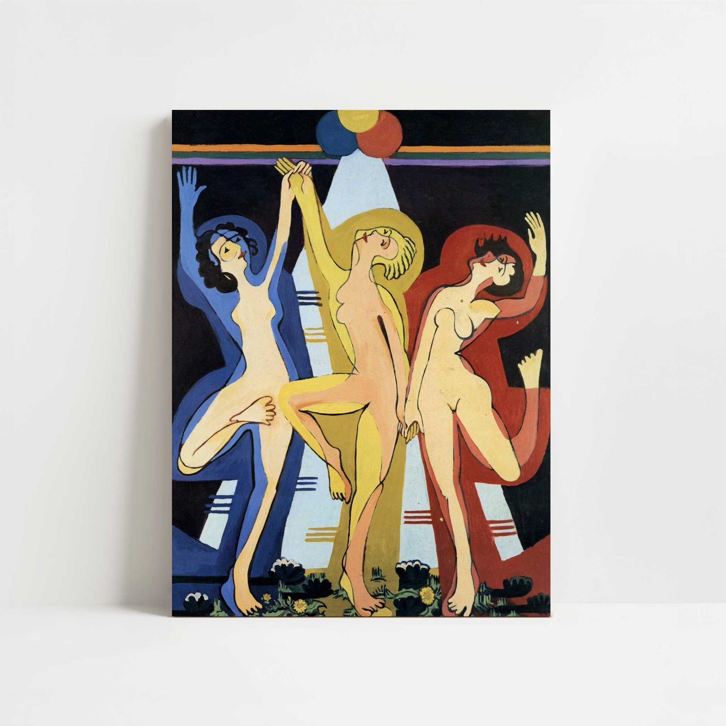 Colour Dance II (1932-34) by Ernst Ludwig Kirchner – Art Print - Unframed art print