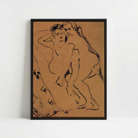 Framed Canvas - Framed canvas in black frame