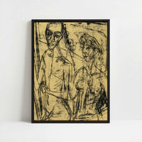 Framed Canvas - Framed canvas in black frame