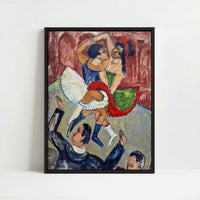 Framed Canvas - Framed canvas in black frame