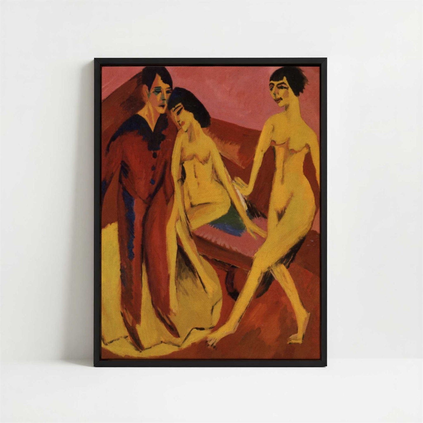 Framed Canvas - Framed canvas in black frame