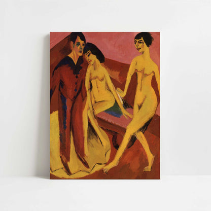 Dancing School (1914) by Ernst Ludwig Kirchner – Art Print - Unframed art print