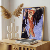 Framed Canvas - Framed canvas in a stylish interior setting