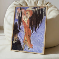 Demi-Mondaine in Red (1914) by Ernst Ludwig Kirchner – Art Print - Interior inspiration