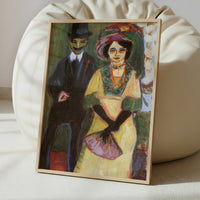 Dodo & her Brother (c.1908) by Ernst Ludwig Kirchner – Art Print - Interior inspiration