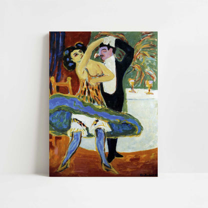 English Dancers (1910s) by Ernst Ludwig Kirchner – Art Print - Unframed art print