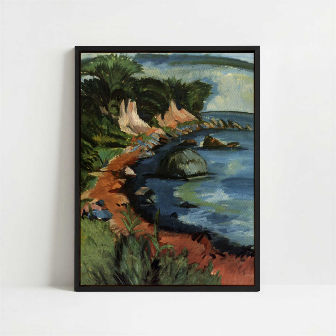 Framed Canvas - Framed canvas in black frame