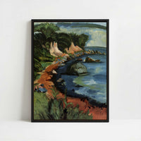 Framed Canvas - Framed canvas in black frame
