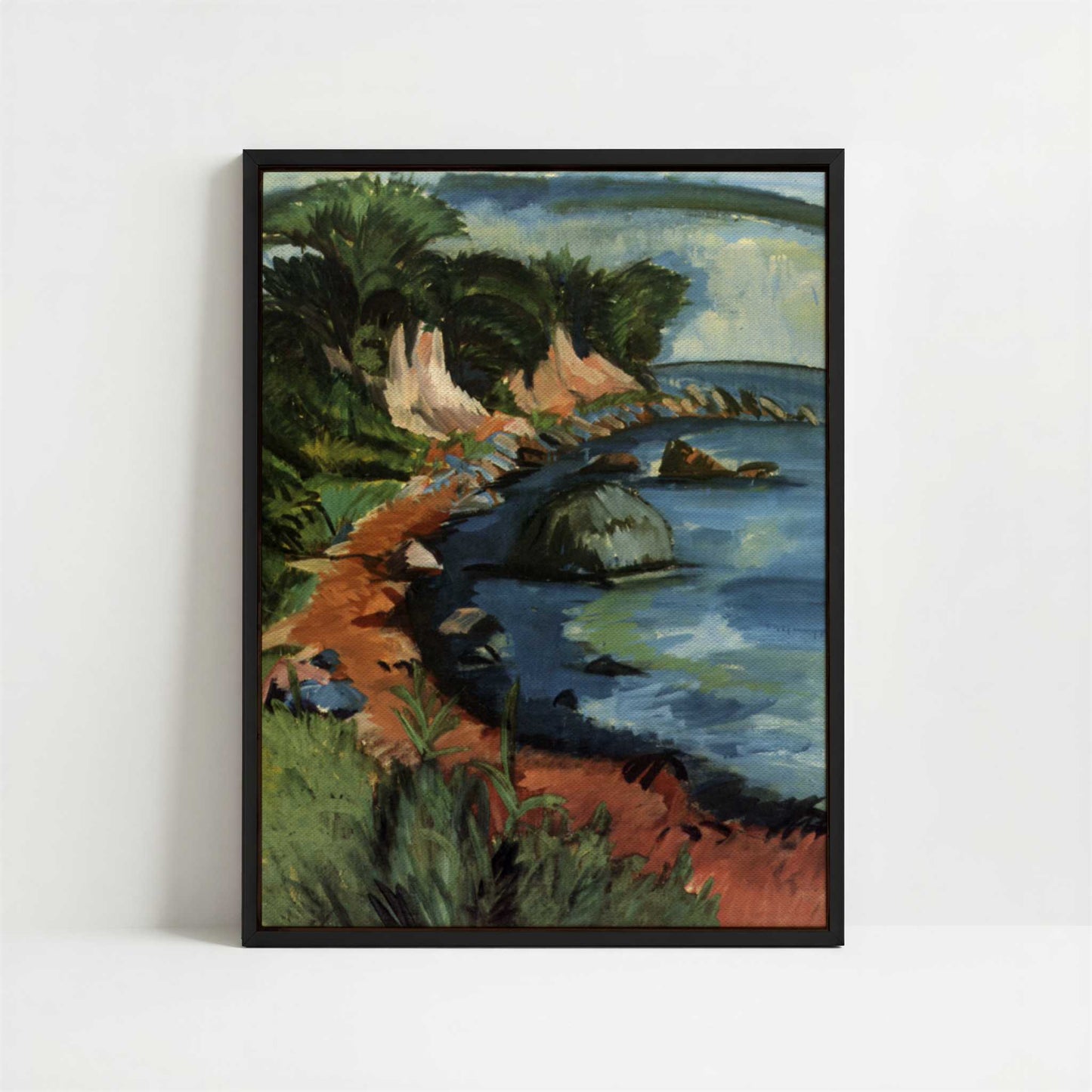 Framed Canvas - Framed canvas in black frame