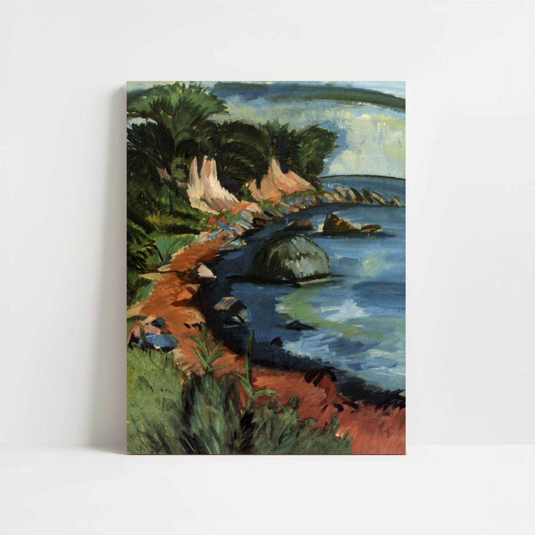 Fehmarn Coast (1913) by Ernst Ludwig Kirchner – Art Print - Unframed art print
