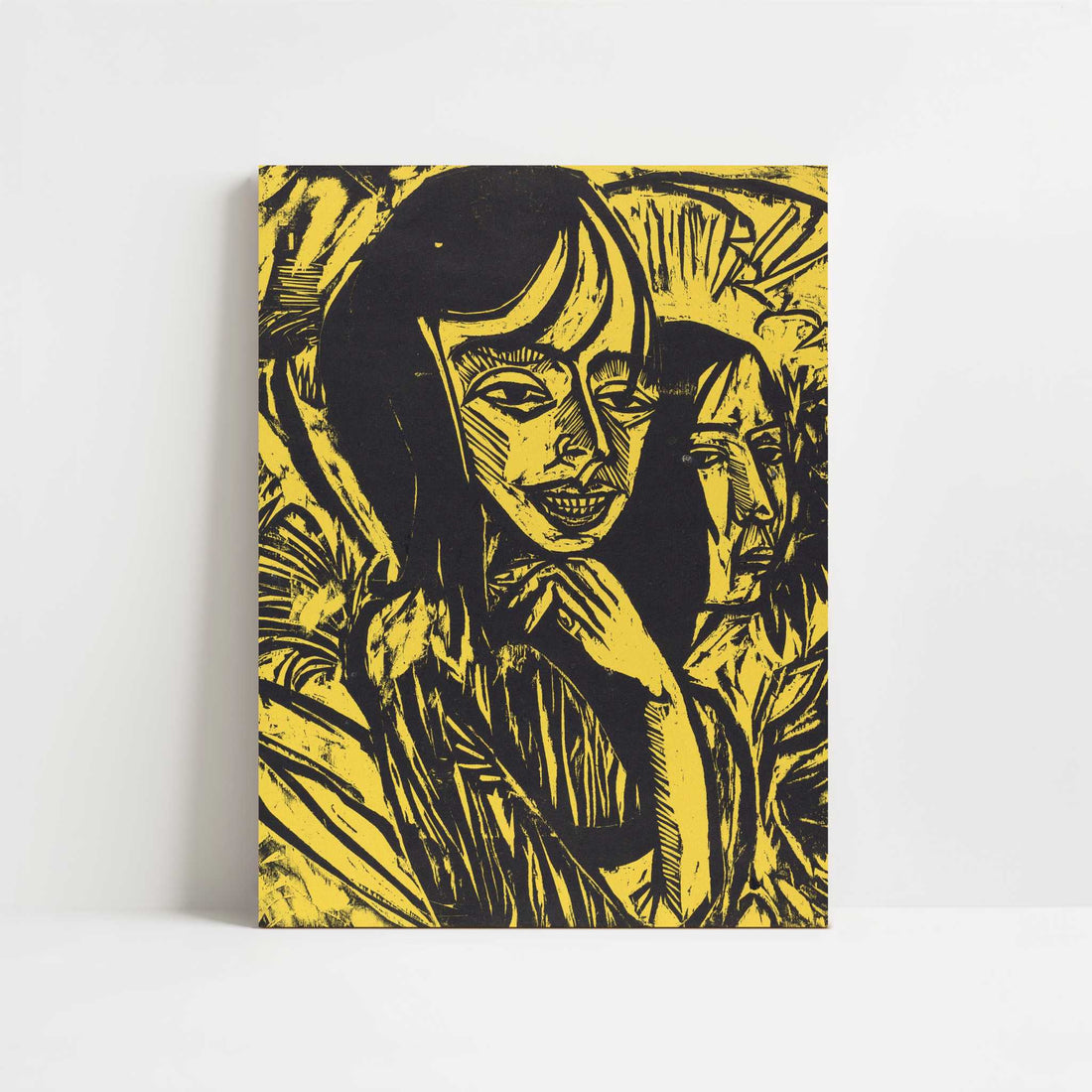 Fehmarn Girls (1913) by Ernst Ludwig Kirchner – Art Print - Unframed art print