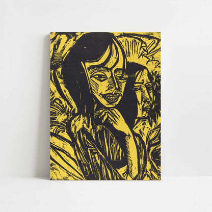 Fehmarn Girls (1913) by Ernst Ludwig Kirchner – Art Print - Unframed art print