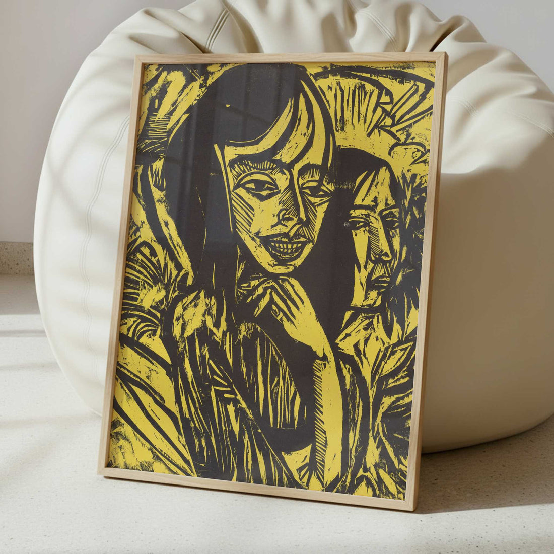 Fehmarn Girls (1913) by Ernst Ludwig Kirchner – Art Print - Interior inspiration