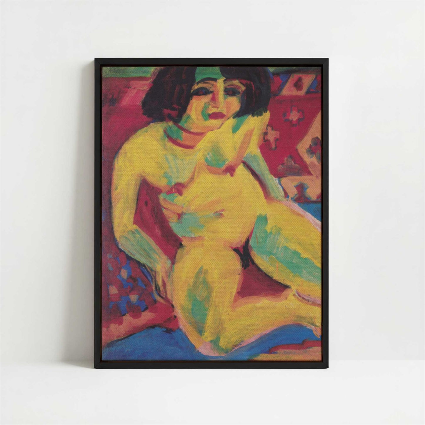 Framed Canvas - Framed canvas in black frame