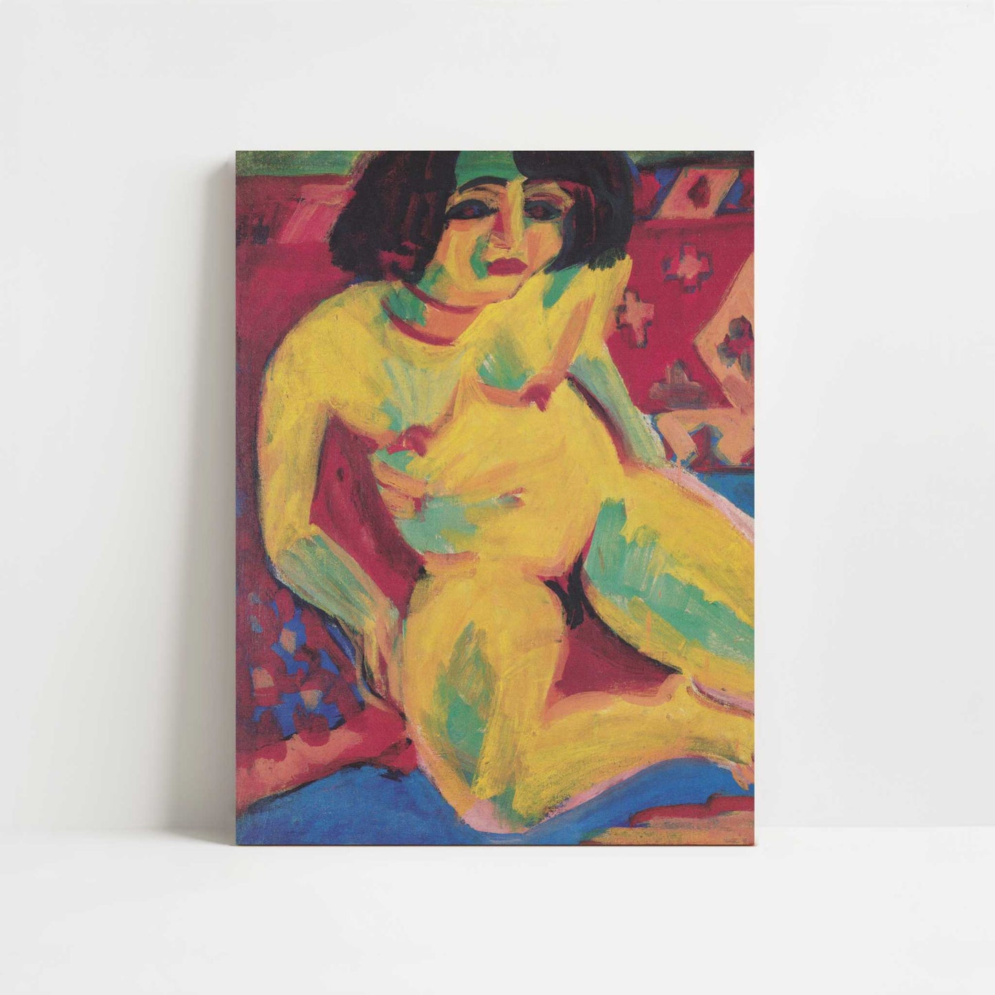 Female Nude (c.1909) by Ernst Ludwig Kirchner – Art Print - Unframed art print
