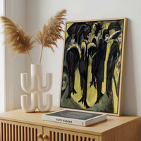 Framed Canvas - Framed canvas in a stylish interior setting