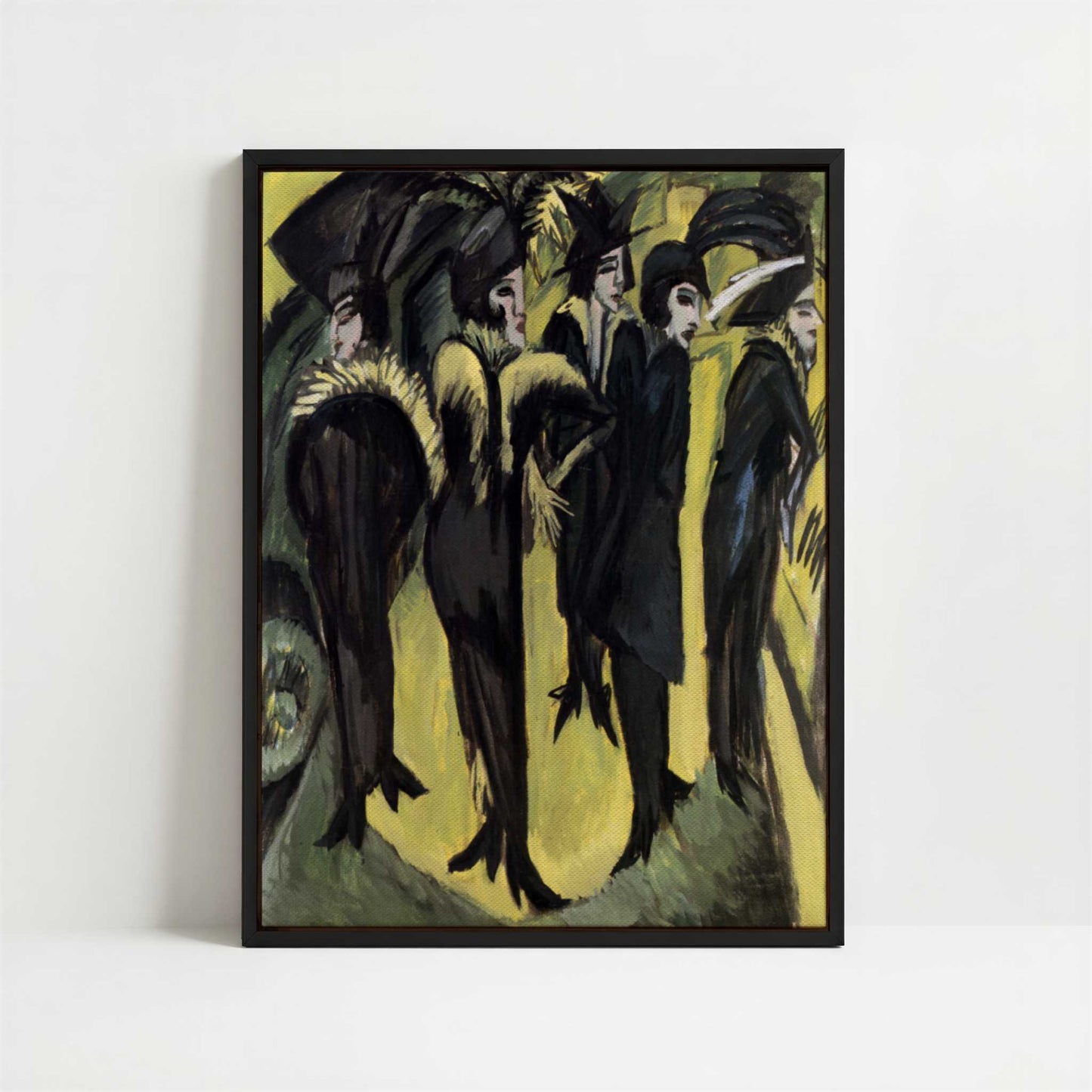 Framed Canvas - Framed canvas in black frame