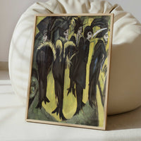 Five Women on the Street (1913) by Ernst Ludwig Kirchner – Art Print - Interior inspiration
