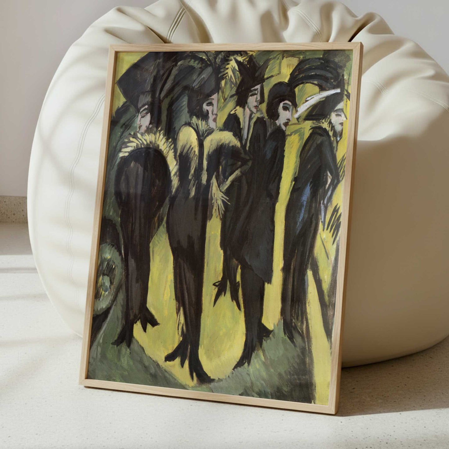 Five Women on the Street (1913) by Ernst Ludwig Kirchner – Art Print - Interior inspiration