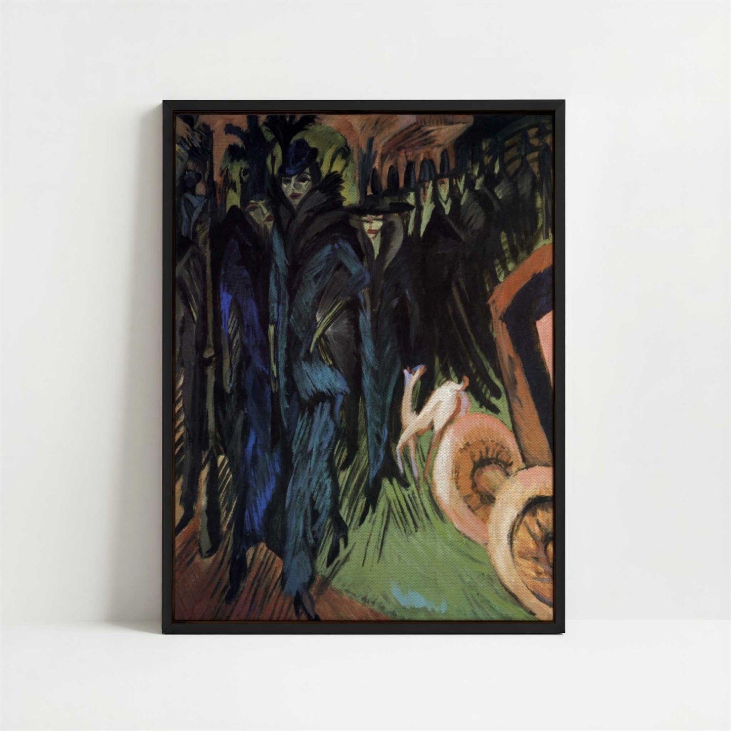 Framed Canvas - Framed canvas in black frame