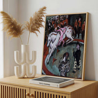 Framed Canvas - Framed canvas in a stylish interior setting