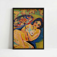 Framed Canvas - Framed canvas in black frame