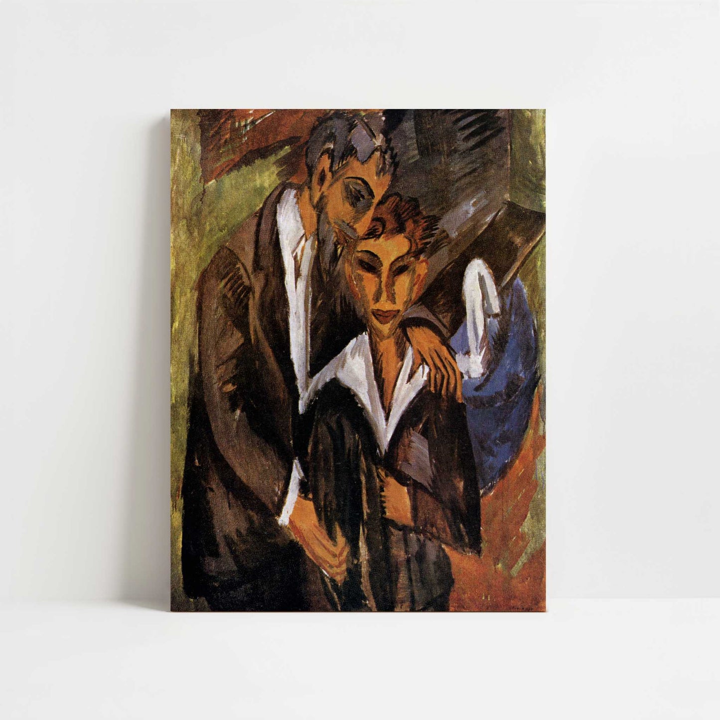 Graef and Friend (1914) by Ernst Ludwig Kirchner – Art Print - Unframed art print