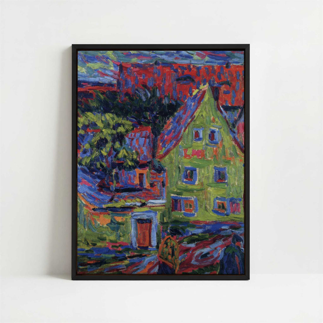 Framed Canvas - Framed canvas in black frame