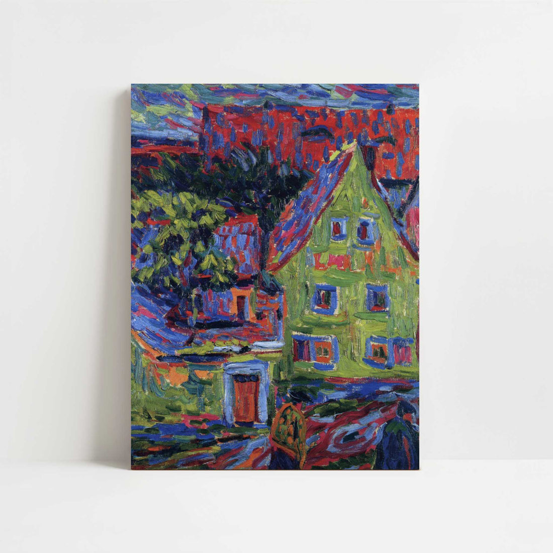 Green House (1907) by Ernst Ludwig Kirchner – Art Print - Unframed art print