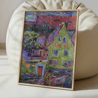 Green House (1907) by Ernst Ludwig Kirchner – Art Print - Interior inspiration
