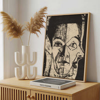 Framed Canvas - Framed canvas in a stylish interior setting