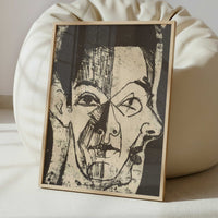 Head Study (1926) by Ernst Ludwig Kirchner – Art Print - Interior inspiration