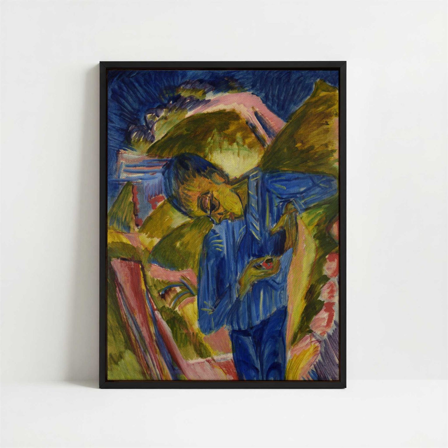Framed Canvas - Framed canvas in black frame