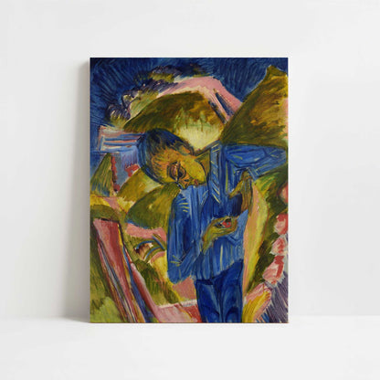 Knave with Sweeties (1918) by Ernst Ludwig Kirchner – Art Print - Unframed art print