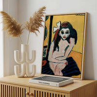 Framed Canvas - Framed canvas in a stylish interior setting