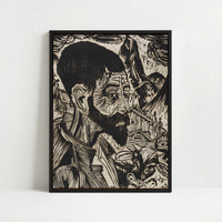 Framed Canvas - Framed canvas in black frame