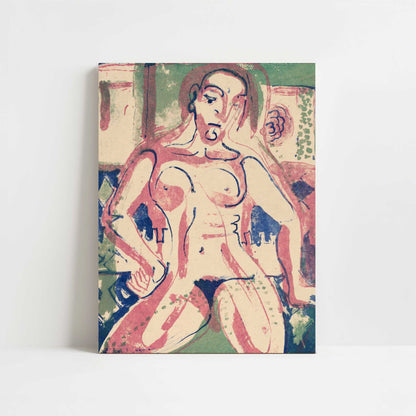 Nude Woman (1927) by Ernst Ludwig Kirchner – Art Print - Unframed art print