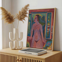 Framed Canvas - Framed canvas in a stylish interior setting