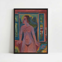 Framed Canvas - Framed canvas in black frame